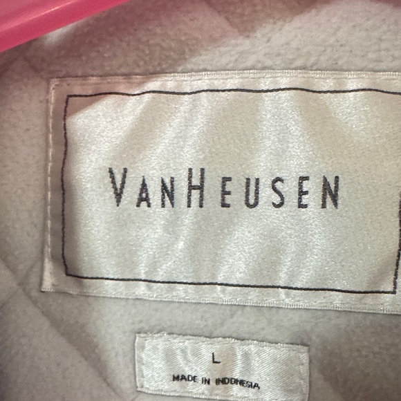 Van Heusen Cream Quilted Vest - Picture 2 of 5
